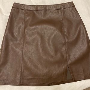 Women’s Abercrombie & Fitch Vegan Leather Skirt